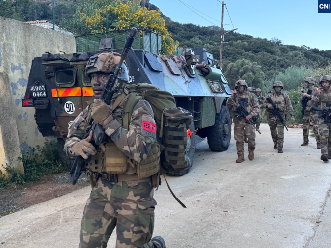 EN IMAGES - Calenzana : Les légionnaires du 2e REP en action pour l'acte final de l'exercice "Vent d’Automne"