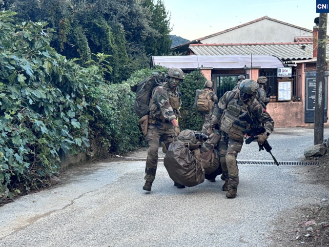 EN IMAGES - Calenzana : Les légionnaires du 2e REP en action pour l'acte final de l'exercice "Vent d’Automne"