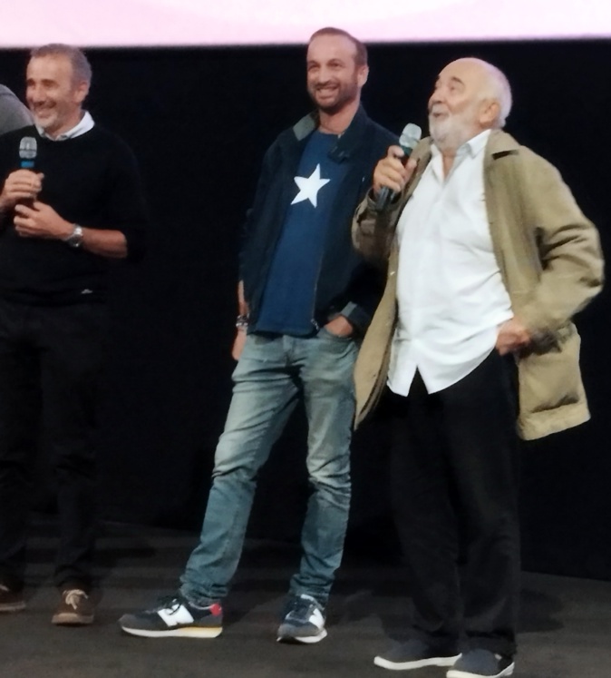 Au Galaxy de Lecci, Elie Semoun, Michel Ferracci et Gérard Jugnot ont présenté leur film "On aurait dû aller en Grèce".