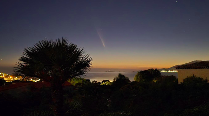 Les images exceptionnelles de la « comète du siècle » immortalisée dans le ciel corse