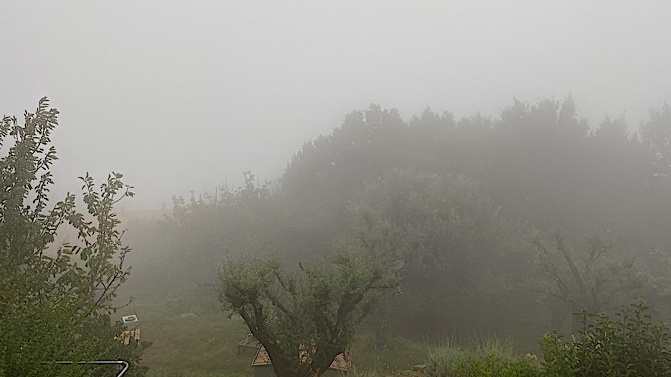 Le Cap Corse et la région bastiaise dans la brume