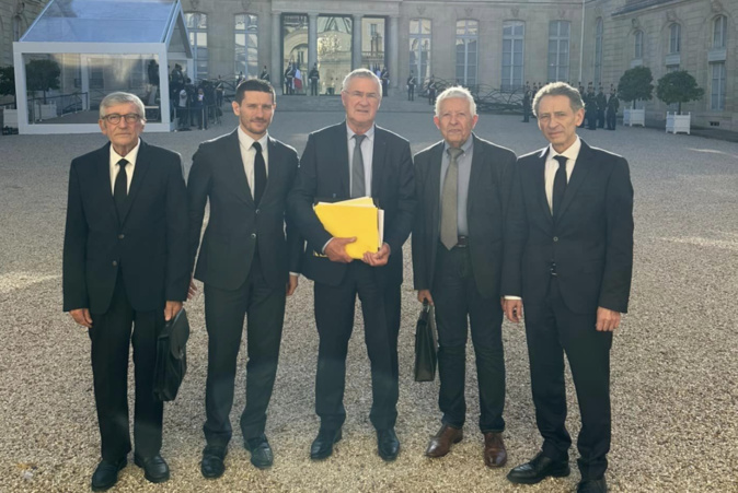 Les frères Paoli avec leurs conseils. Crédit photo Avocat Philippe Soussi