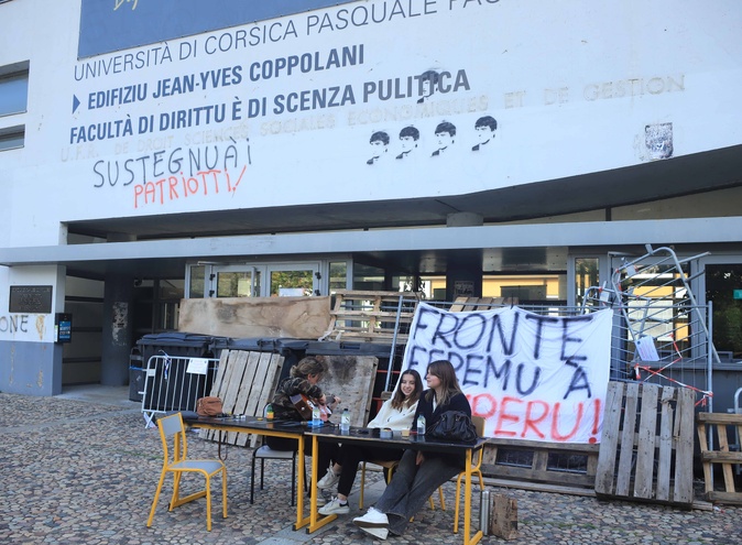 Corte : L’Université de Corse bloquée ce jeudi après l’interpellation de 4 étudiants