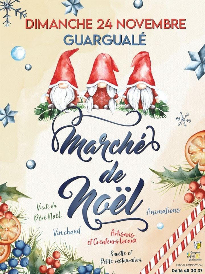 Guargualé : Le marché de Noël ouvre le 24 novembre