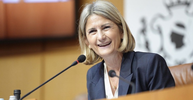 Nanette Maupertuis, présidente de l'Assemblée de Corse. Photo Paule Santoni.