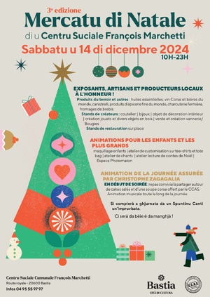 Bastia : 3e édition du Marché de Noël du Centre Social Communal François Marchetti