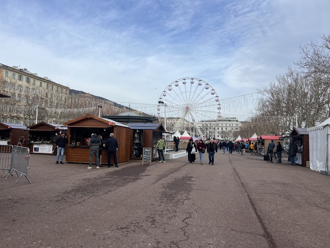 Marché de Noël de Bastia.