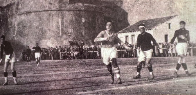 Nice-Sporting sur le stade olympique de la place d'armes (Tradizione viva di Bastìa è di u sò circondu)