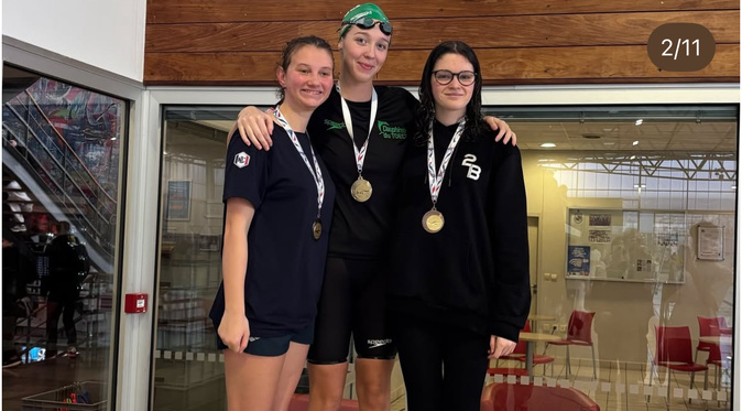 Le 2B Natation finit l’année sur les podiums !