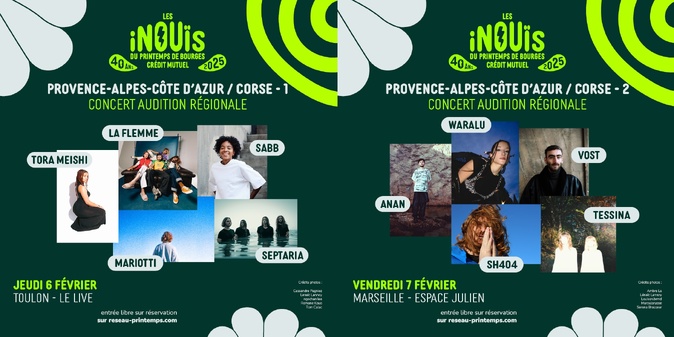 Deux artistes corses présélectionnés pour les "Inouies du Printemps de Bourges"