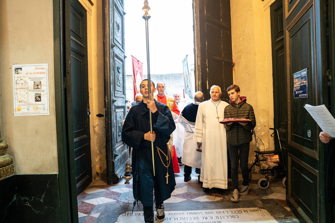 EN IMAGES - A Bastia, l’ouverture de l'Année Sainte rassemble une foule de fidèles 