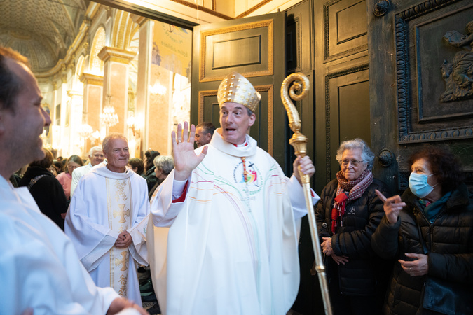 EN IMAGES - A Bastia, l’ouverture de l'Année Sainte rassemble une foule de fidèles 