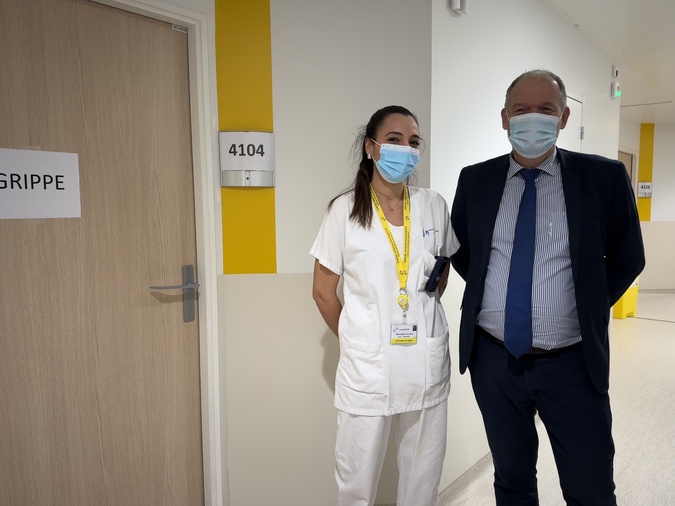 Pour faire face à l’épidémie de grippe, l’hôpital d’Ajaccio a créé une unité virale