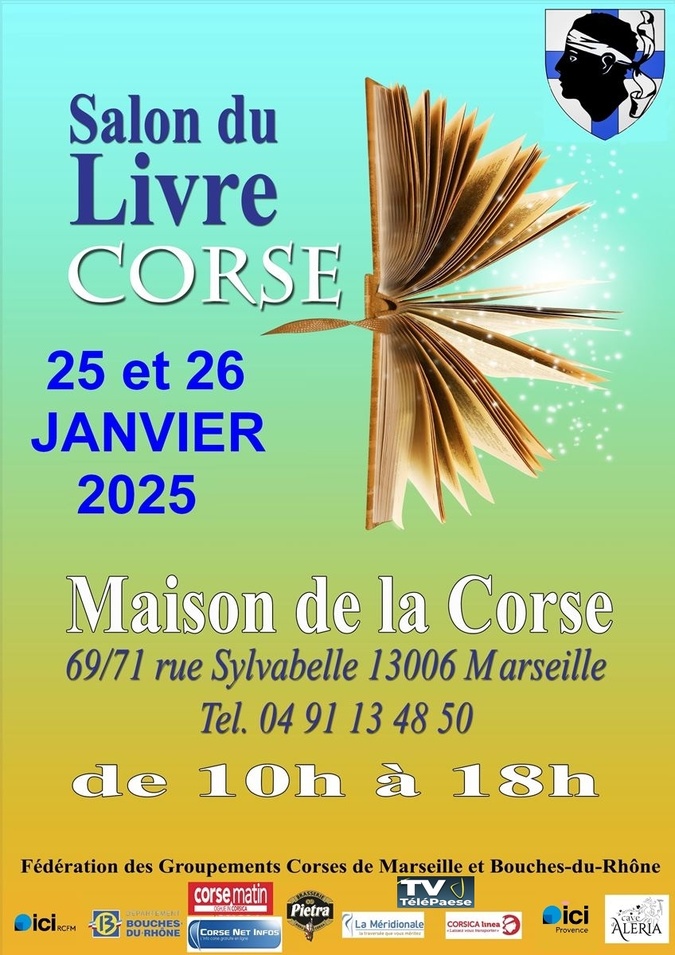 Le Salon du Livre Corse à Marseille met la littérature insulaire à l'honneur