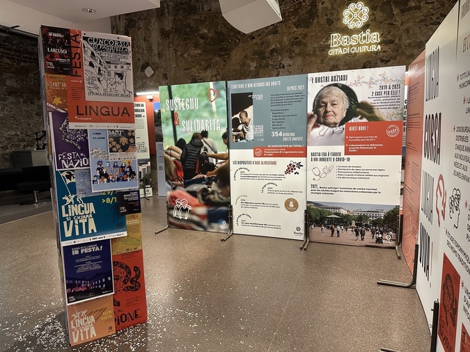 L'exposition éphémère sur les 10 ans de la mandature nationaliste, au musée de Bastia.