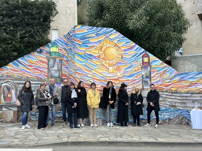 “La lumière de nos phares” : une fresque inaugurée dans le quartier Saint-Antoine à Bastia