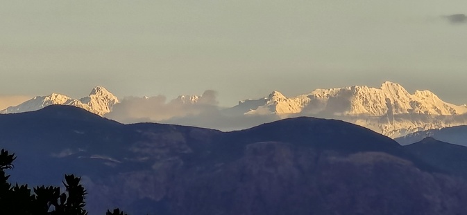 Cintu et Paglia Orba sous leur manteau neigeux vus de la Castagna (Christian Leccia)