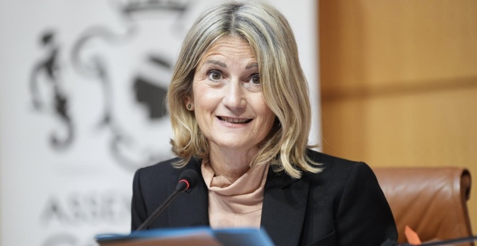 Nanette Maupertuis, présidente de l'Assemblée de Corse. Photo Paule Santoni.