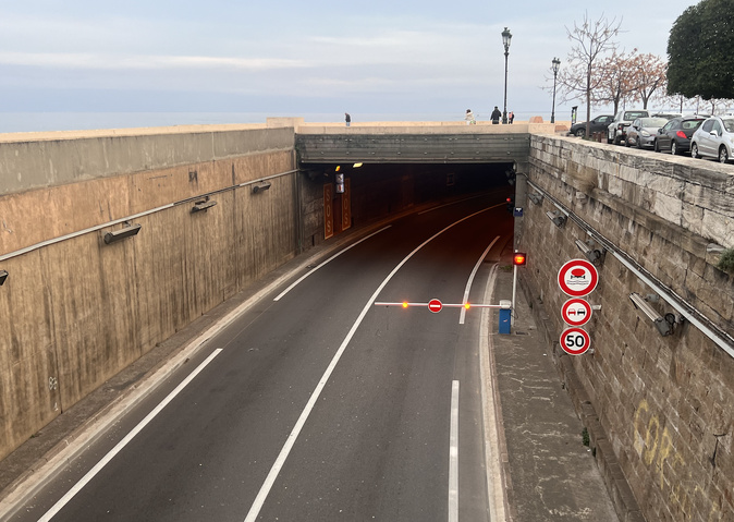 Bastia : le tunnel fermé dans la nuit de mercredi pour des travaux d’élagage