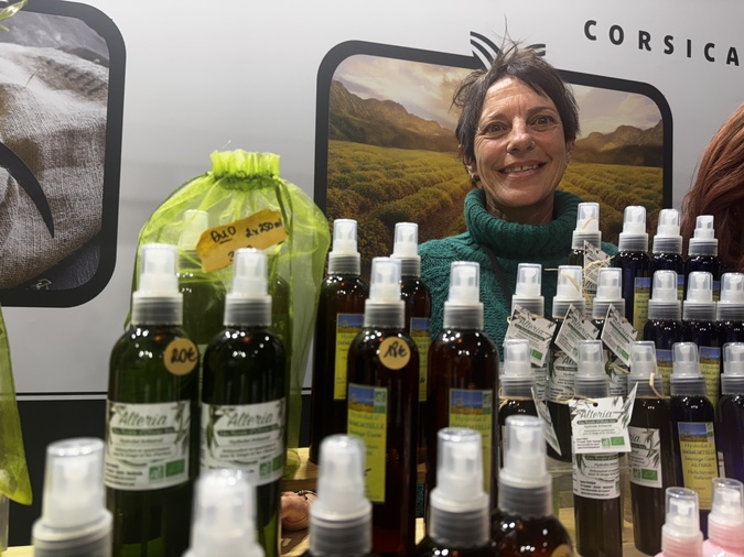 Agnès Ferreri, productrice de cosmétiques naturels basée à Monticellu