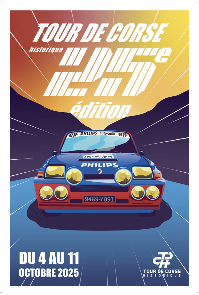 Tour de Corse Historique : l’affiche de la 25e édition dévoilée