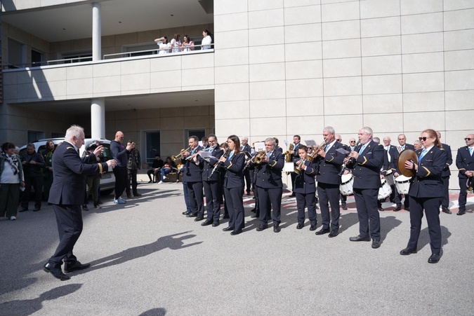 La musique municipale a accompagné tout au long de la journée la Madonuccia