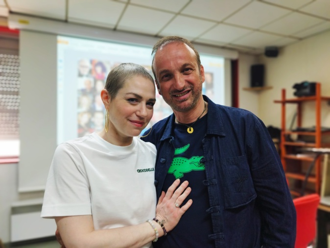 Emilie Dequenne et son mari porto-vecchiais Michel Ferracci en avril dernier à Porto Vecchio