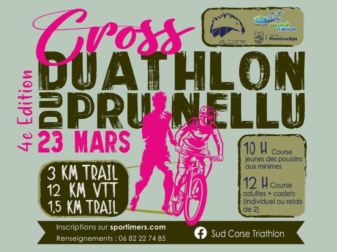 Dimanche le 4e Cross Duathlon du Pruneddu