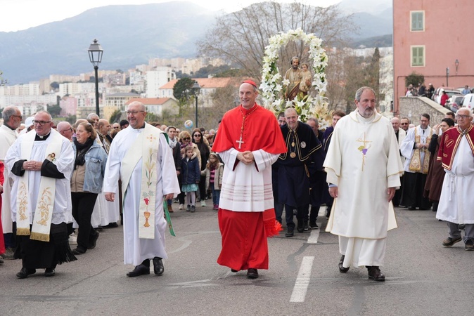 Mgr François Bustillo à San Ghjisè (Paule Santoni)