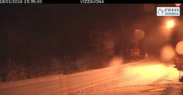 Météo : Avis de vigilance jaune pour la neige et le verglas en Corse