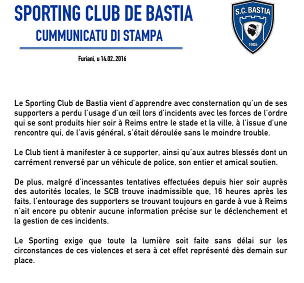 Le Sporting exige "que toute la lumière soit faite sans délai"