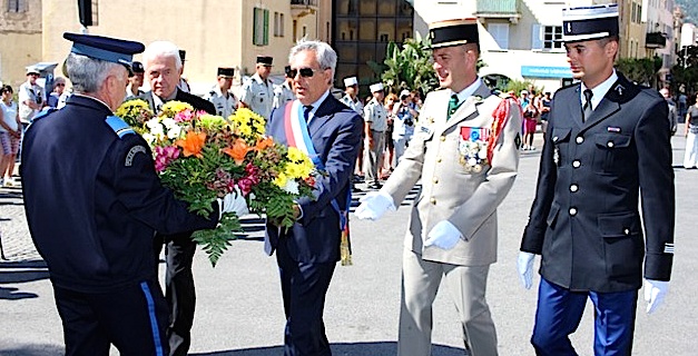 Cérémonie à Calvi pour le 76e anniversaire de l'appel historique du Général de Gaulle