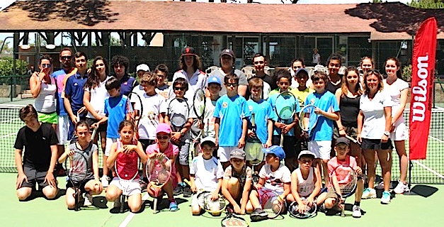 La fête à l'école de tennis du TC Calvi