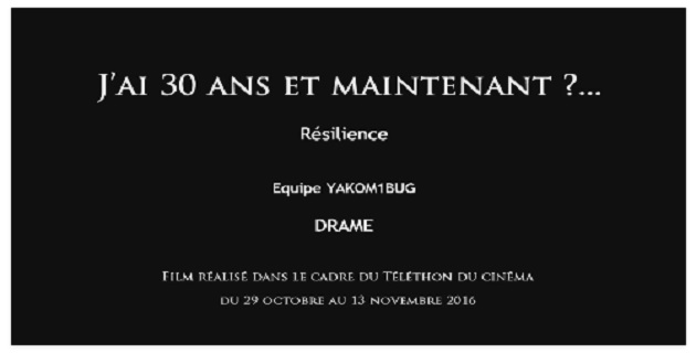 2ème Téléthon du cinéma : la réalisation corse en lice avec le court métrage "Résilience" "J’ai 30 ans et maintenant ?"