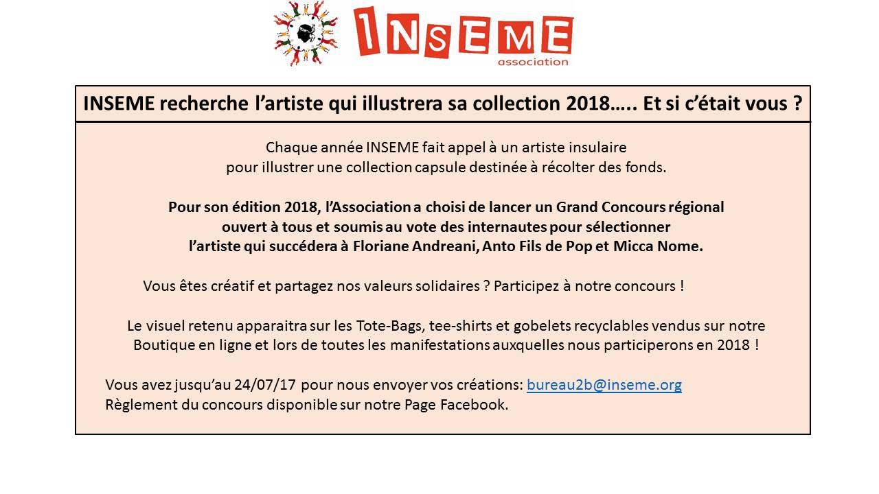 Lancement du concours de l'association INSEME pour un nouveau visuel