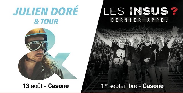 Key-Prod et CNI mettent en jeu les deux dernières places du concours pour le concert de Julien Doré au Casone