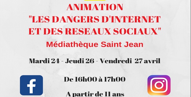  Atelier « cyber-prévention » à la médiathèque st Jean