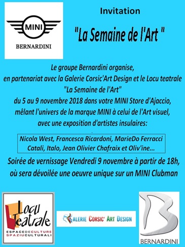 Groupe Bernardini : « Semaine de l‘Art » au Mini Store d’Ajaccio