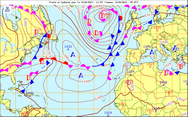 L'anticyclone nous gratifie d'un temps presque printannier en journée