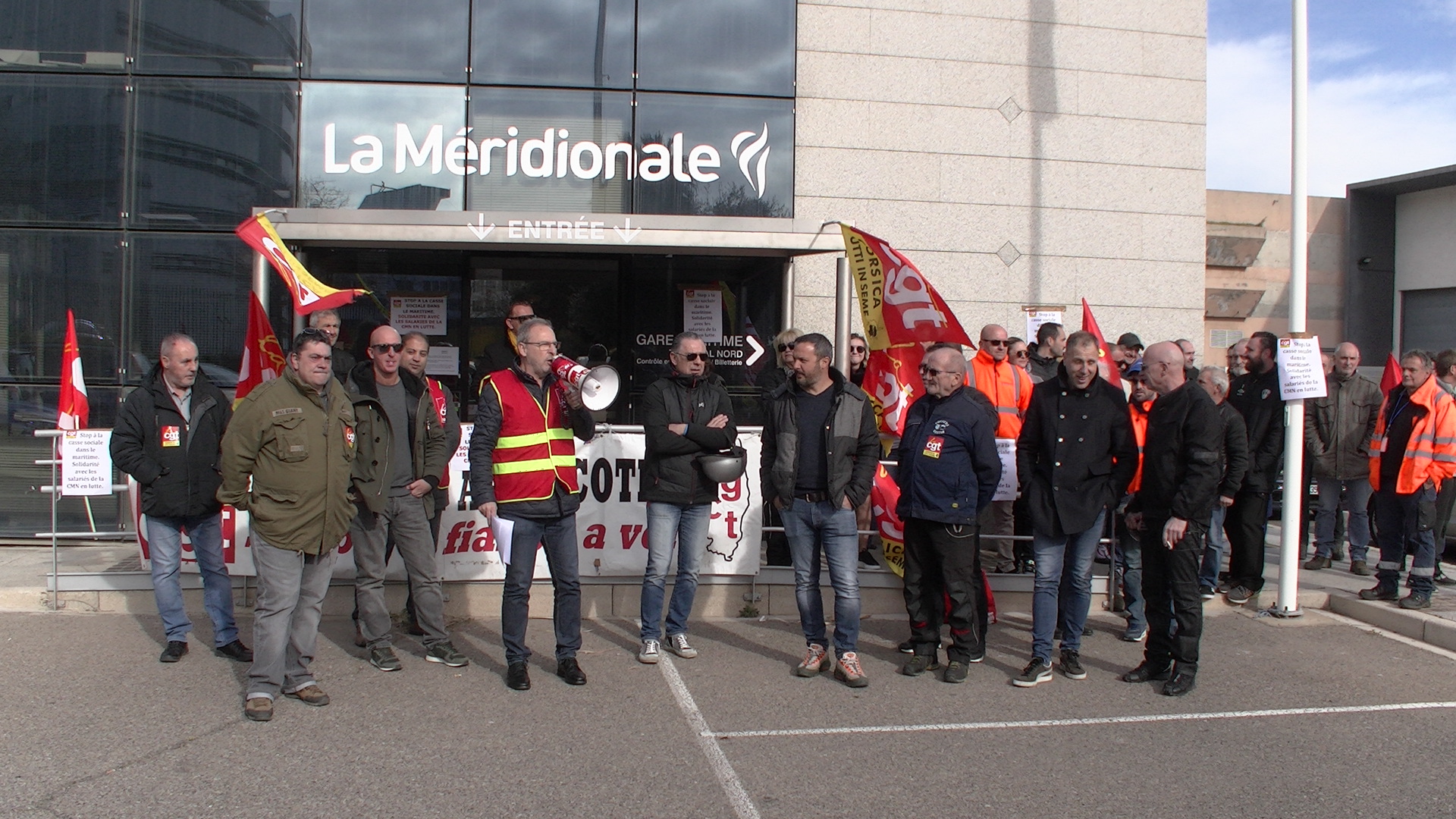 Méridionale : Mobilisation de la CGT et du STC à Bastia. Le Girolata bloqué à Ajaccio