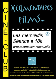 La Galerie aux Artsinaugure son ciné-club à Ajaccio