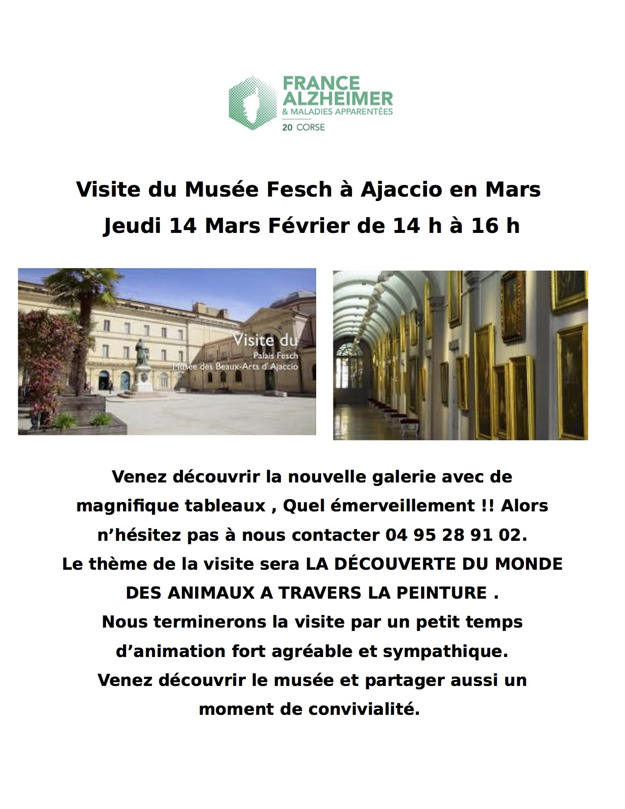 Une journée au Musée Fesch avec France Alzheimer Corse