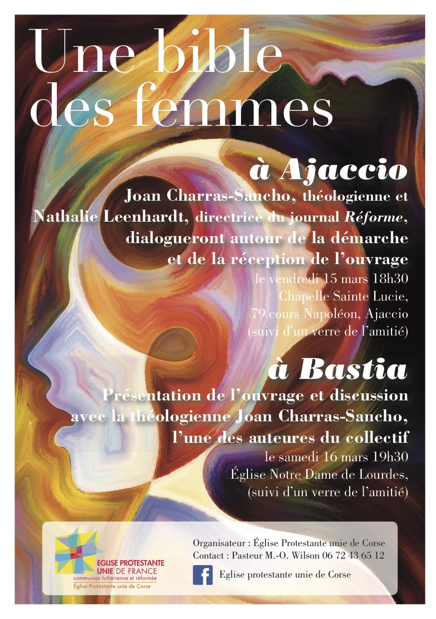 Ajaccio : Joan Charras Sancho lis "La Bible de femmes" ce vendredi