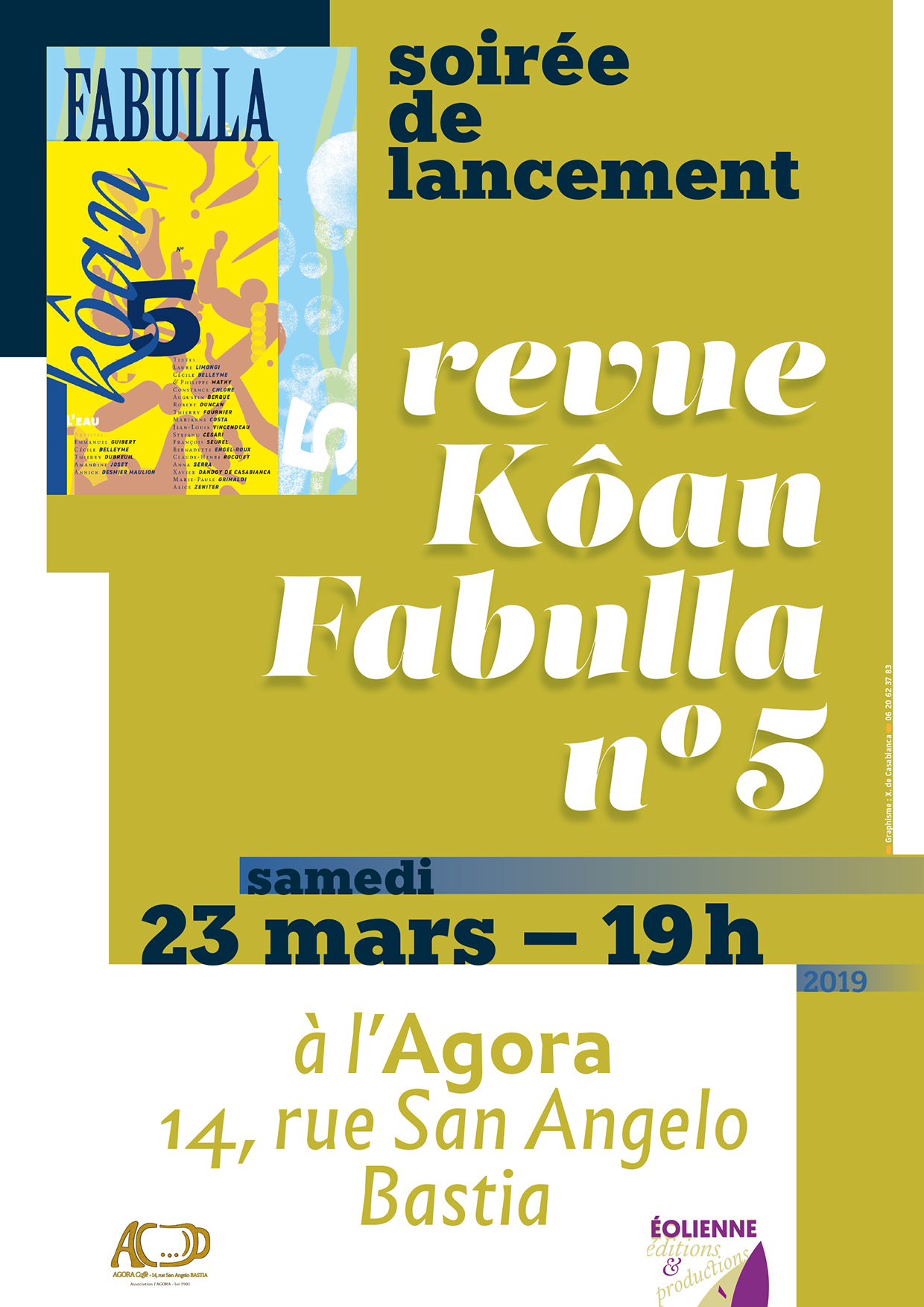 Soirée de lancement de la revue Fabulla-Kôan