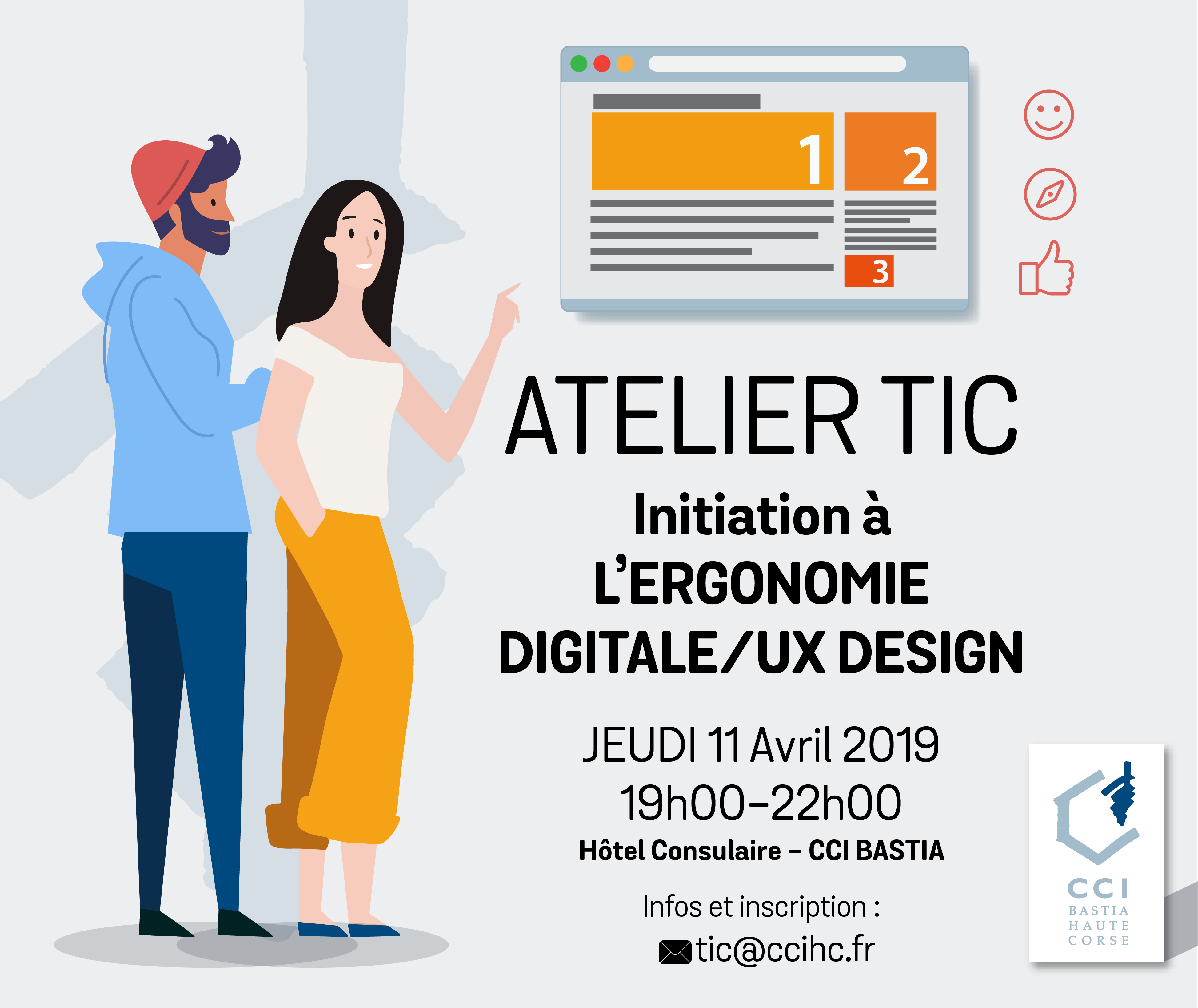 Initiez-vous à l'ergonomie digitale avec les Ateliers Tic de la CCI de Bastia