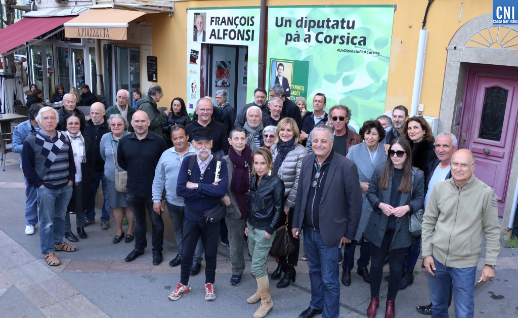 François Alfonsi candidat aux élections européennes en réunion publique à Galeria ce dimanche 