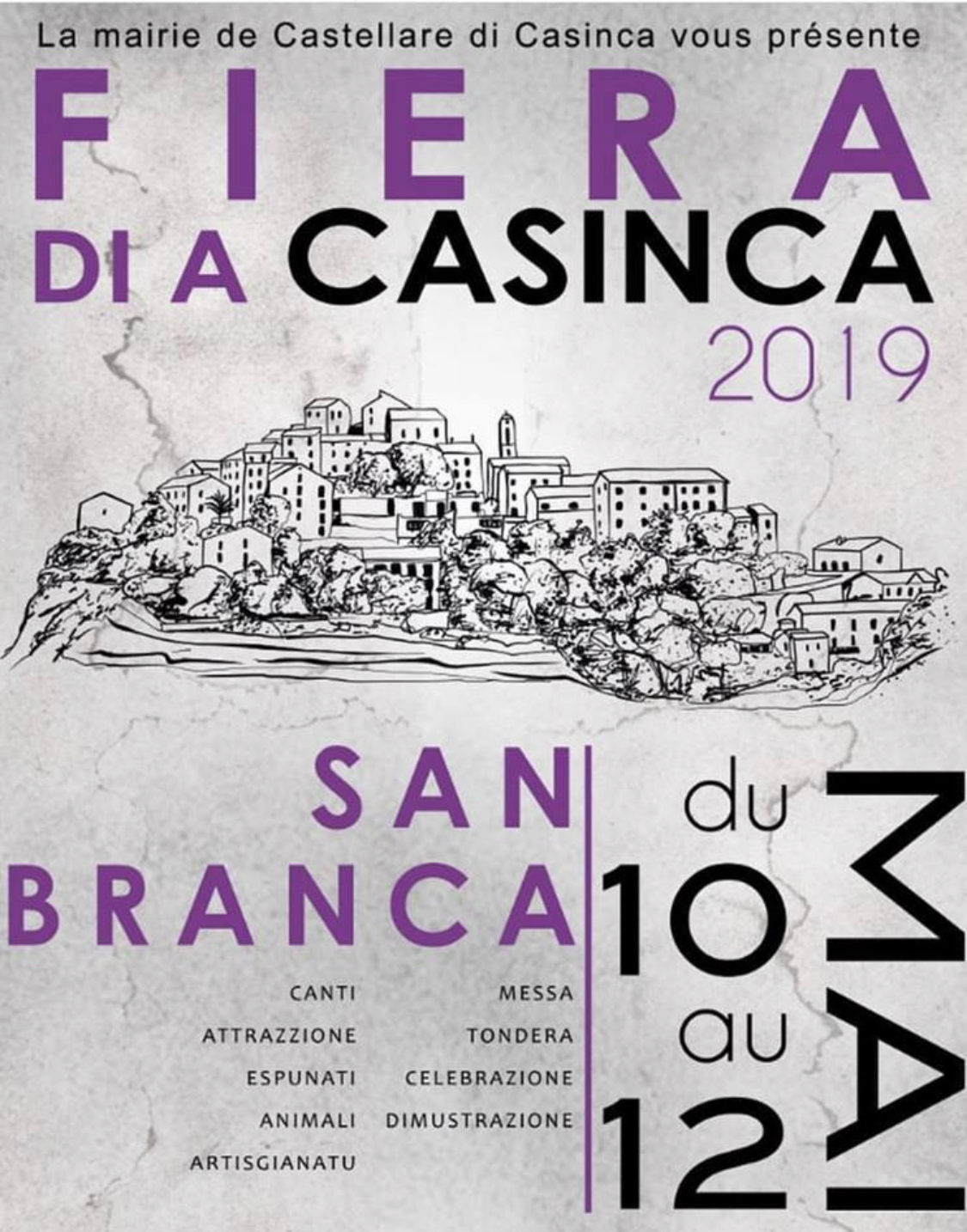 Castellare di Casinca : La foire de Saint Pancrace revient du 10 au 12 mai