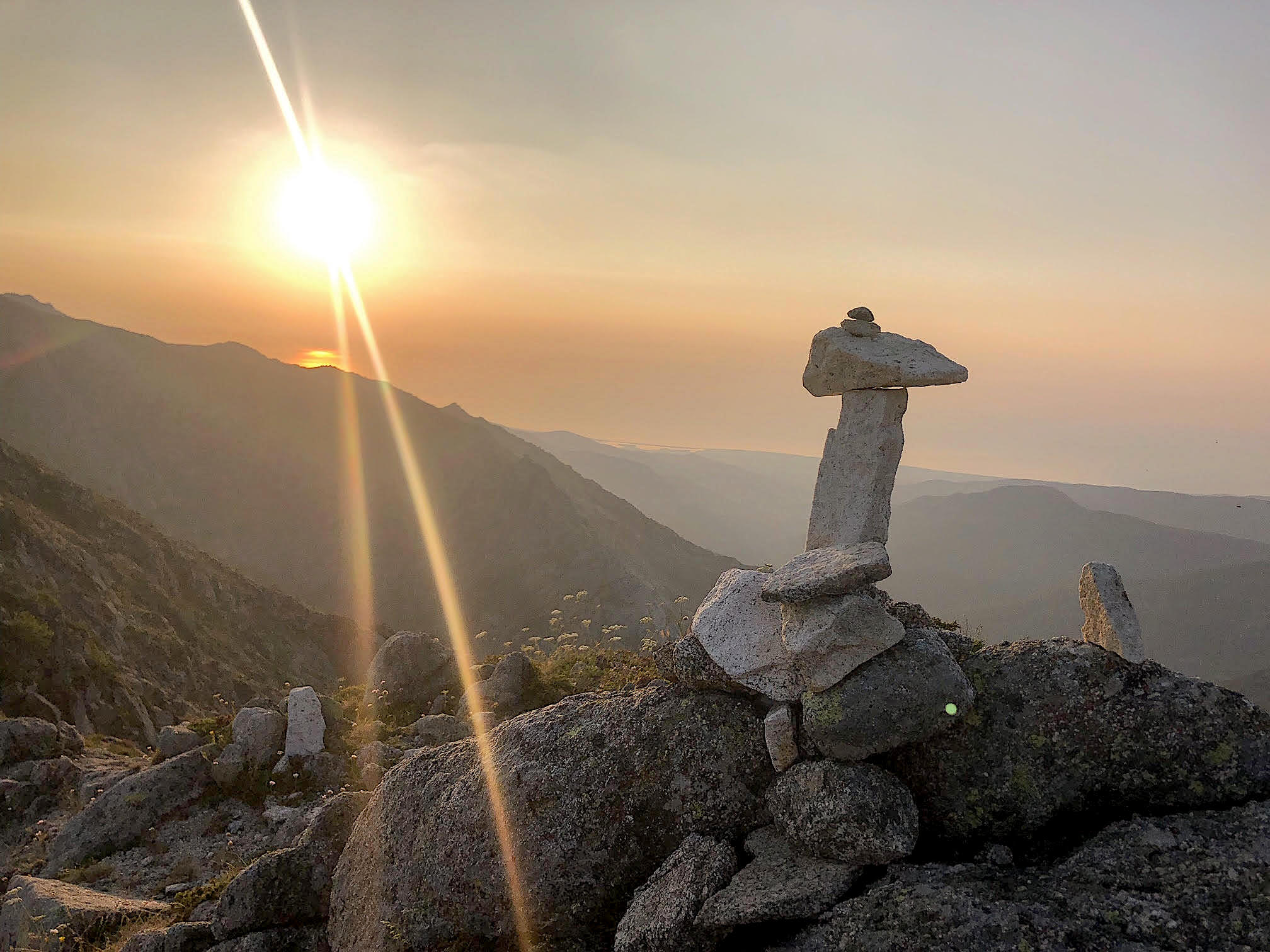 La photo du jour : sur le GR 20 après le refuge d’Usciolu