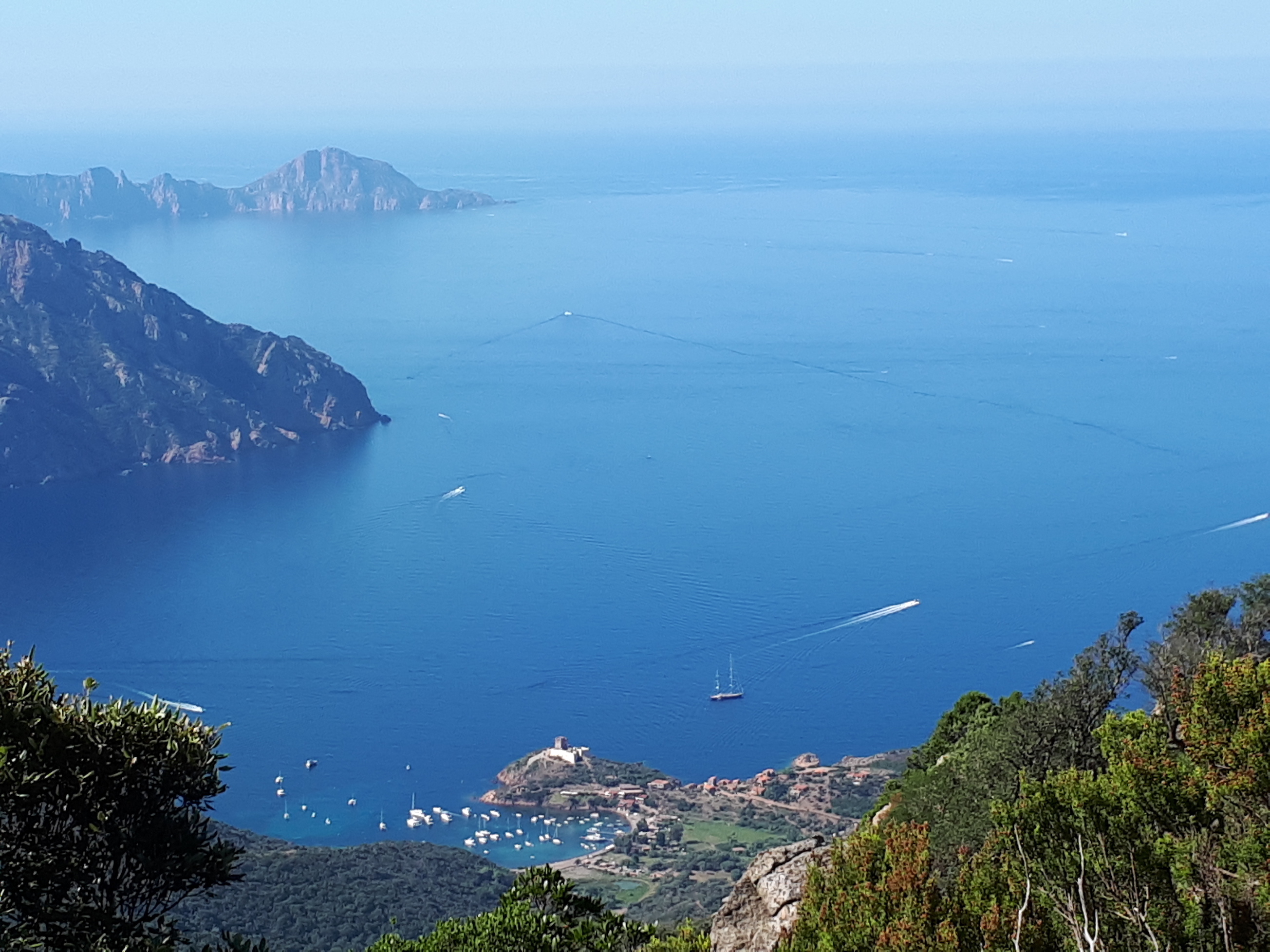 La photo du jour : Girolata et la tour de Capu rossu