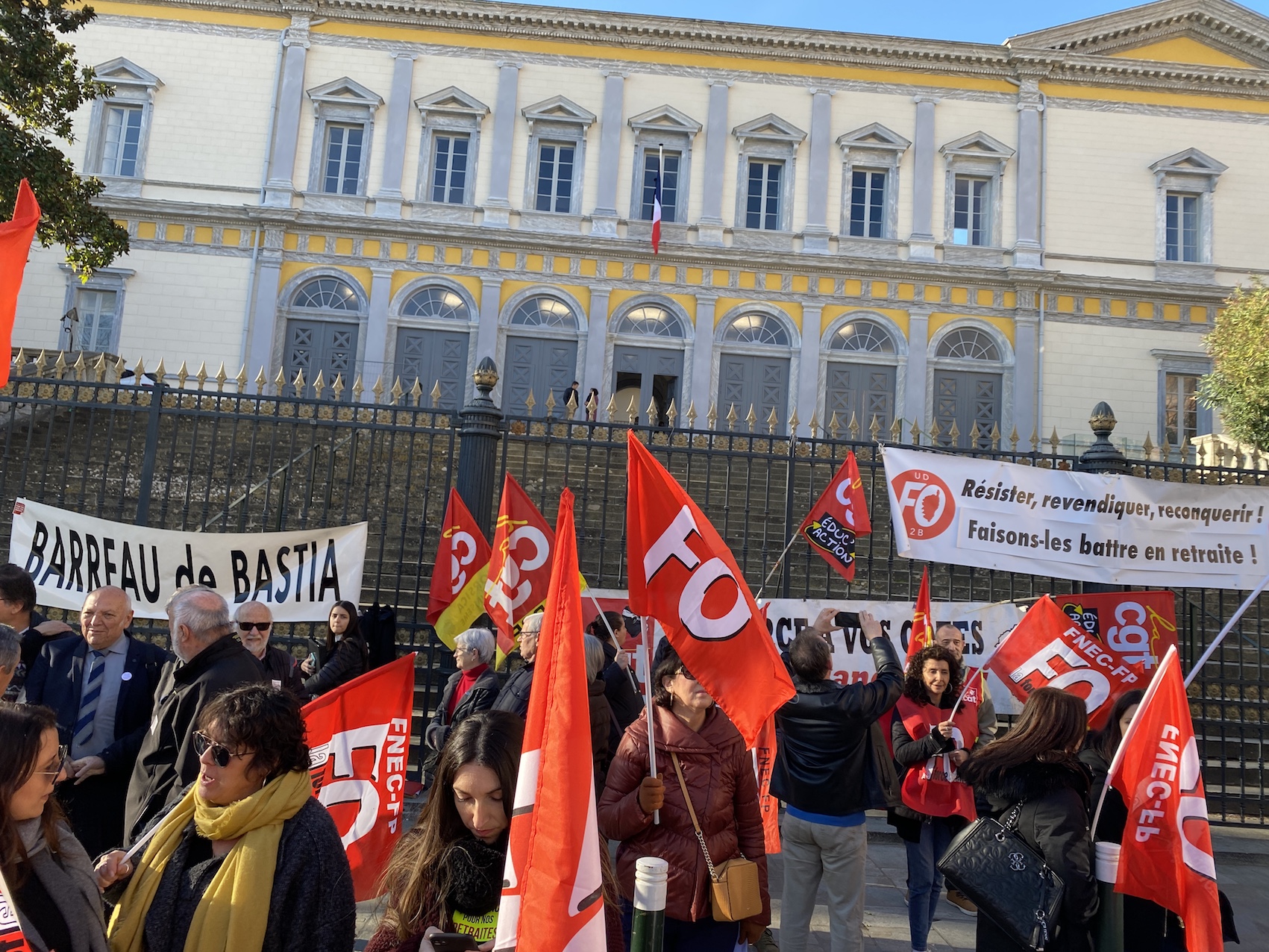 Bastia : Nouvelle mobilisation contre la réforme des retraites